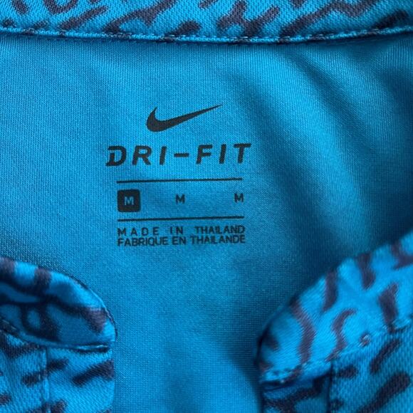 Nike dri fit teal activewear top size medium - Picture 7 of 8